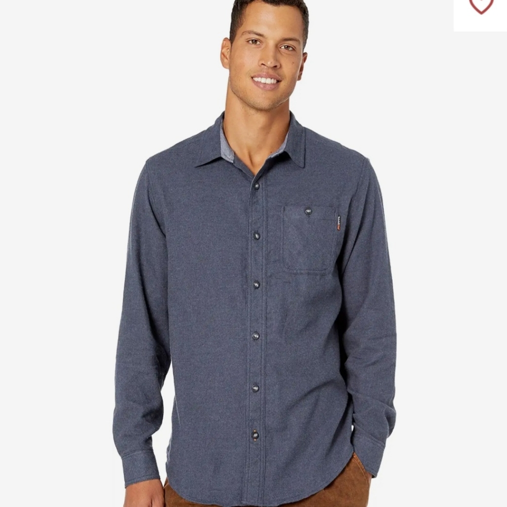 TIMBERLAND PROWOODFORT MID WEIGHT FLANNEL WORK SHIRT SIZE XXL NWT